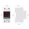 Protection Relay 220V 63A ADJUSTABLE Over Under VOLTAGE Over CURRENT